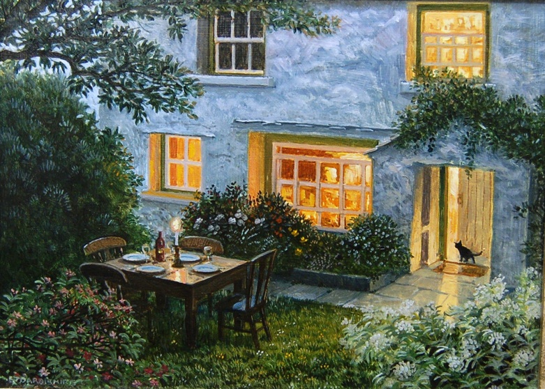 Stephen Darbishire 1940 | British Interiors and Landscape painter Stephen Darbishire 1940 | British Interiors and Landscape painter