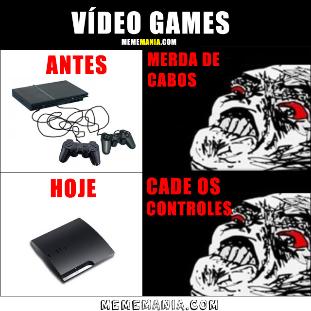 Vídeo Games: Antes x Hoje 