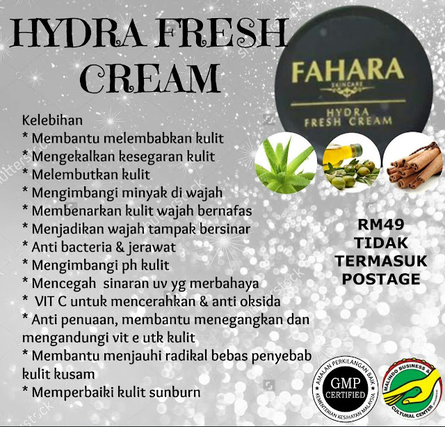 Kebaikan hydra fresh cream