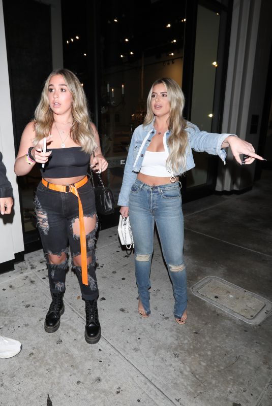 Brielle Biermann and Ariana Biermann Clicked at Catch LA in West