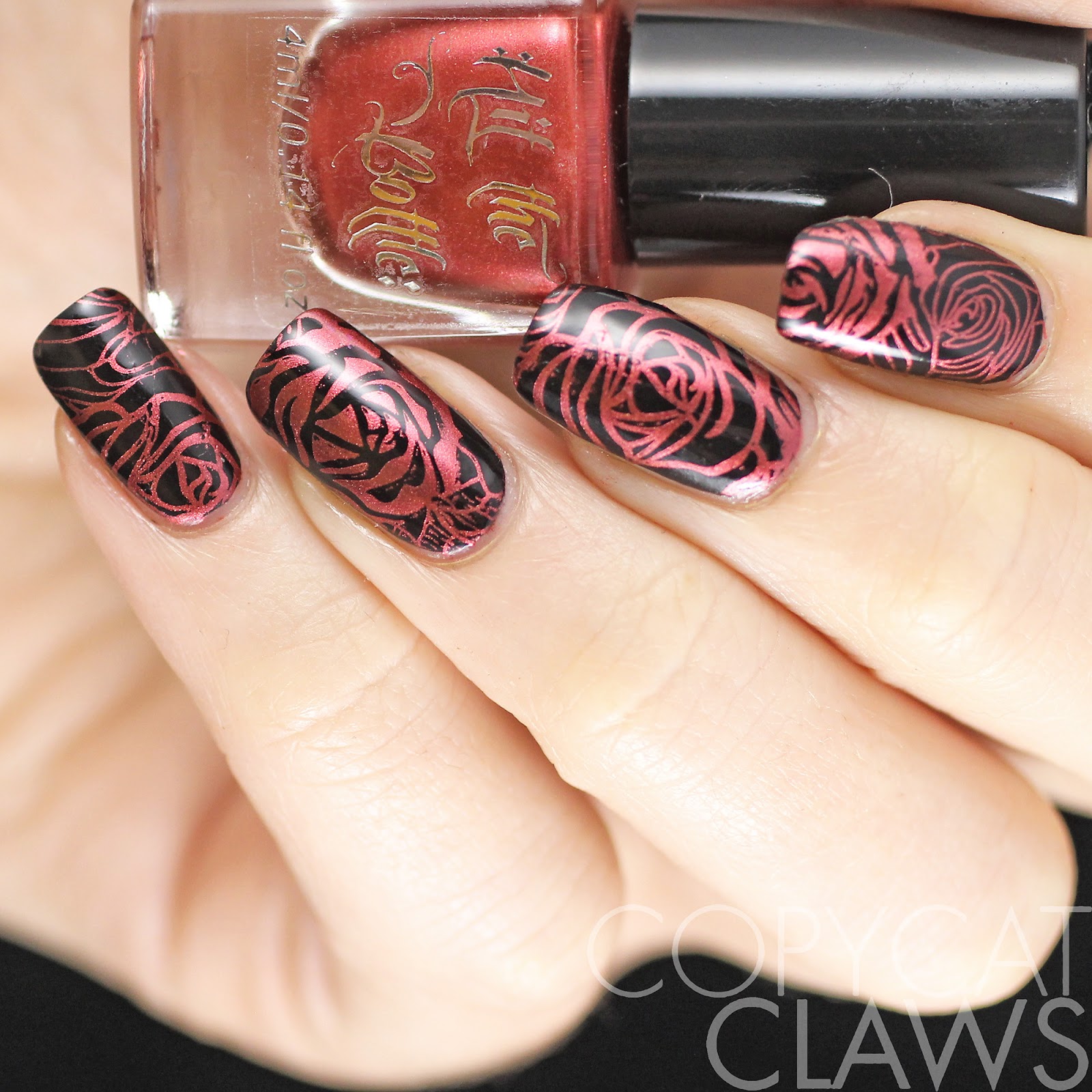 Copycat Claws: Hit The Bottle Stamping Polish Review