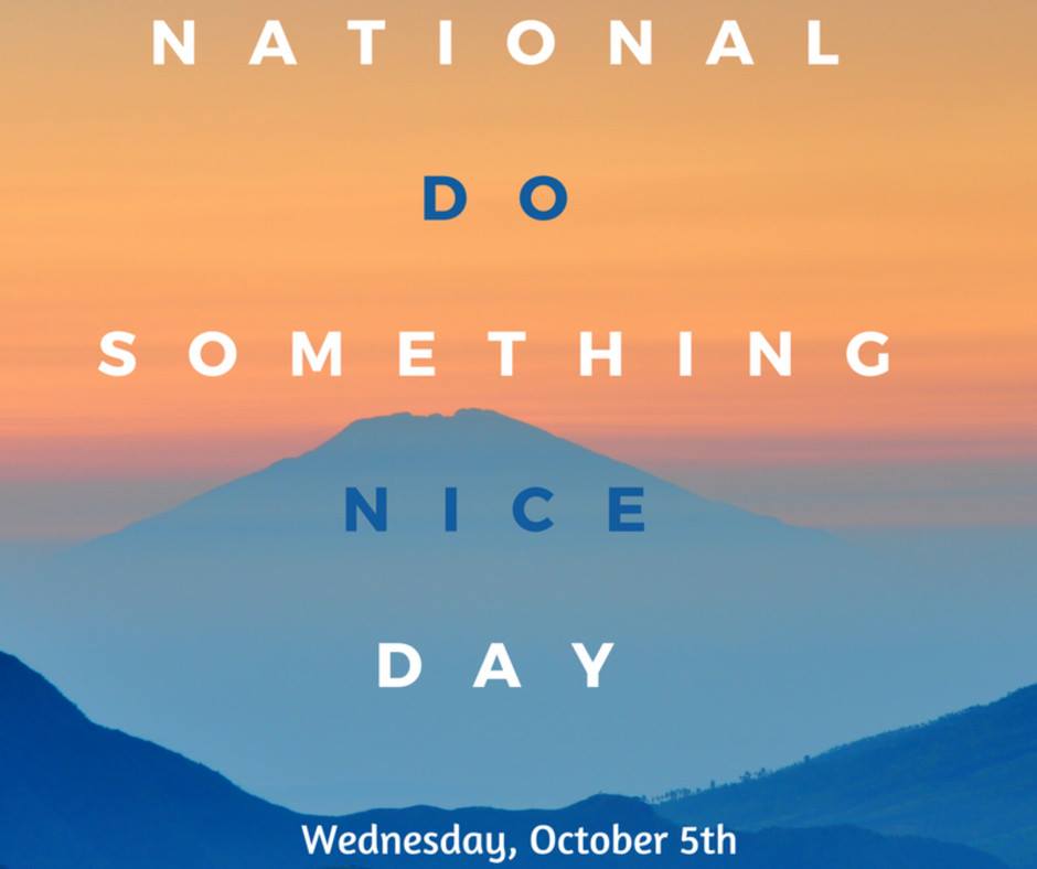National Do Something Nice Day Wishes Lovely Pics