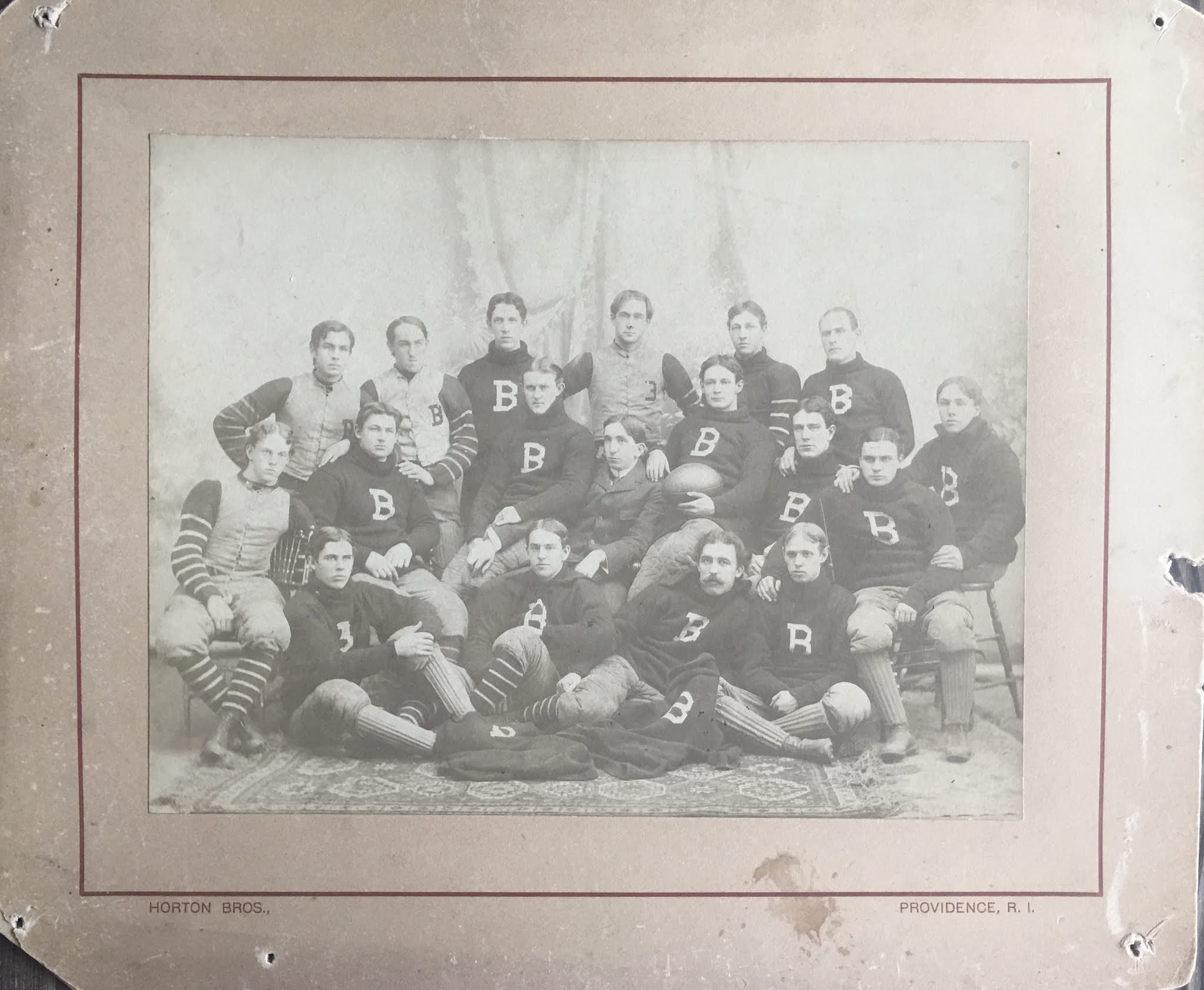 Old Football Stuff 1895 Brown University Football Team