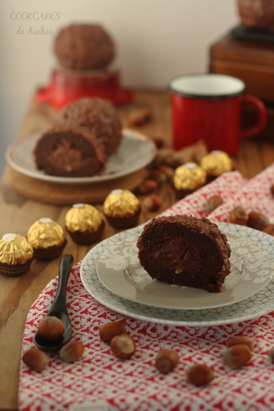 Ferrero Rocher XL (Nutella, avellanas y chocolate con leche)