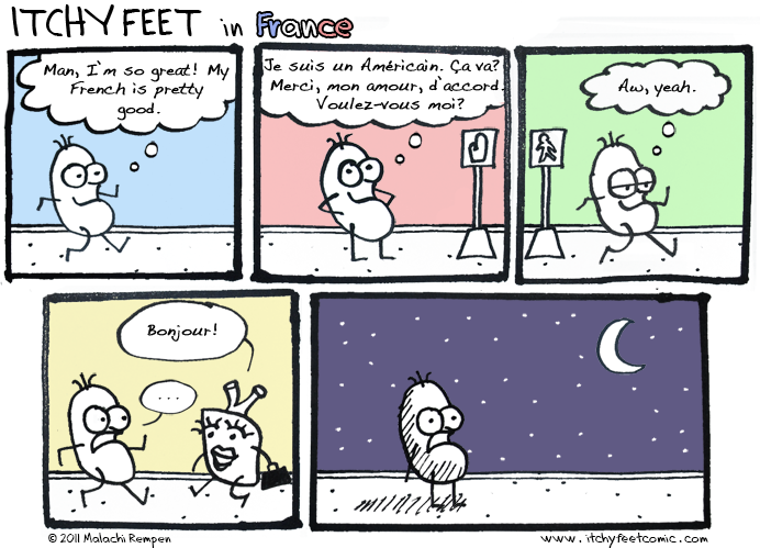 Itchy Feet: Le Linguistíque Nerves