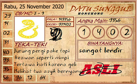 Pred Hk Rabu 25 November 2020 Pred Togel Hongkong Hk Malam Ini