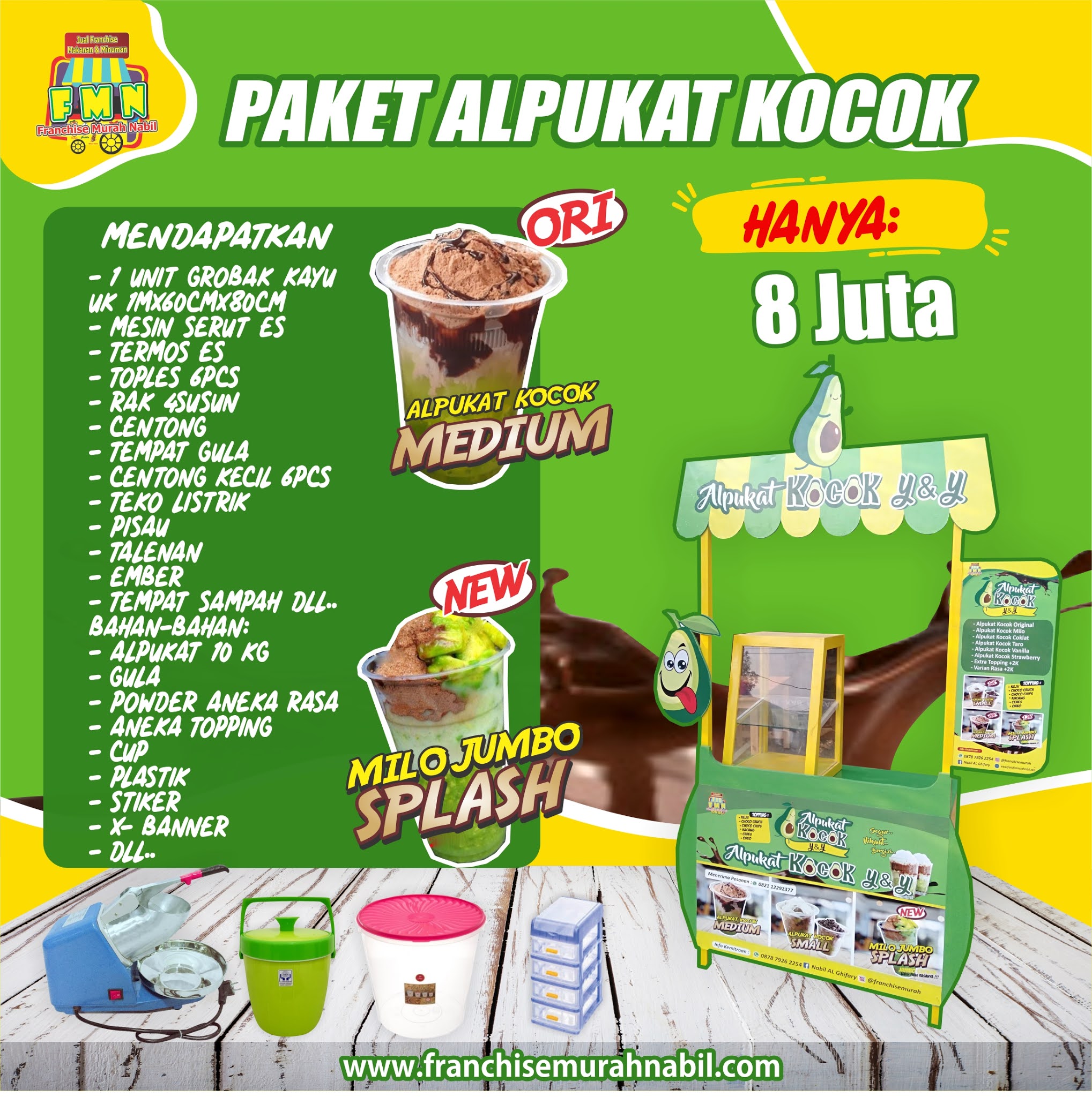 Alpukat kocok coklat terdekat