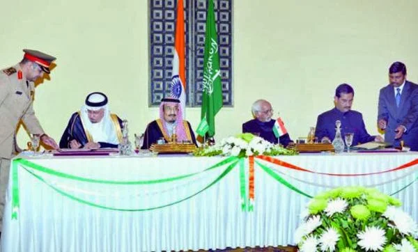 India and saudi arabia signed in the military co operative pact which covers the military training, exchange of expertise, and military visiting . 