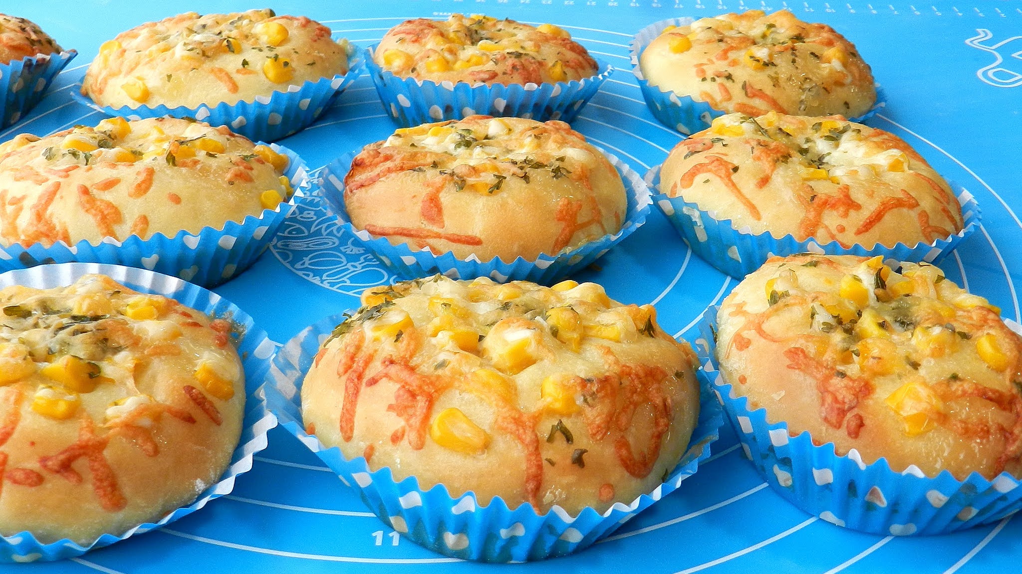 Cheese Corn Buns Recipe