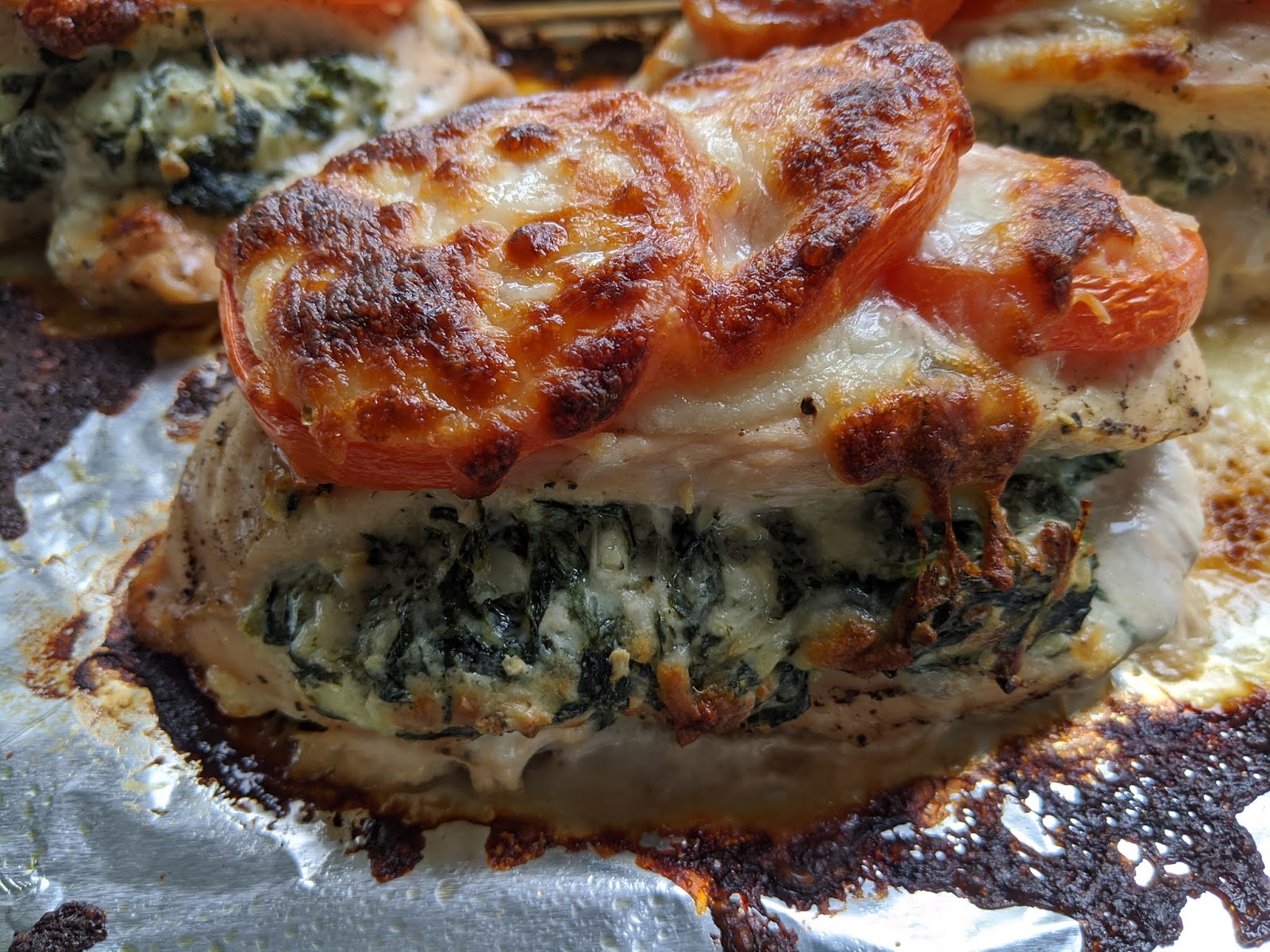 Cream Cheese Spinach Stuffed Chicken for OurFamilyTable