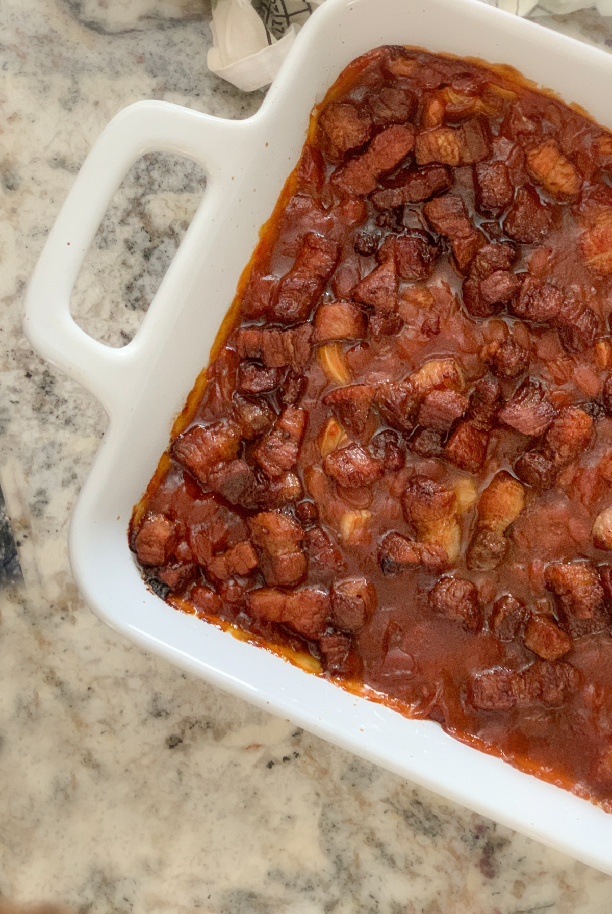 Pork Belly Baked Beans