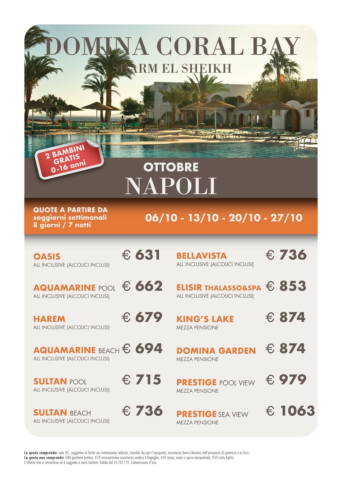 JLAND TRAVEL OTTOBRE A SHARM EL SHEIKH..PARTENZA DA NAPOLI JLAND TRAVEL OTTOBRE A SHARM EL SHEIKH..PARTENZA DA NAPOLI