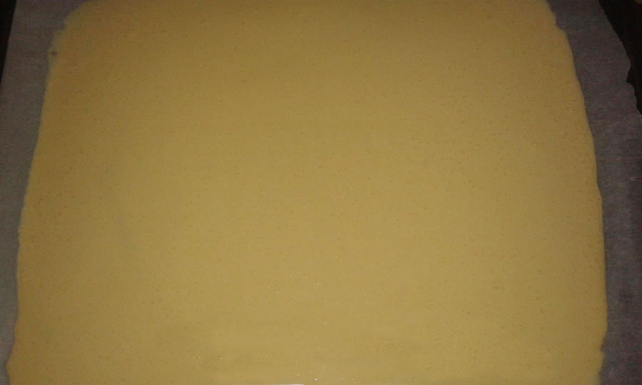 bizcocho para brazo de gitano