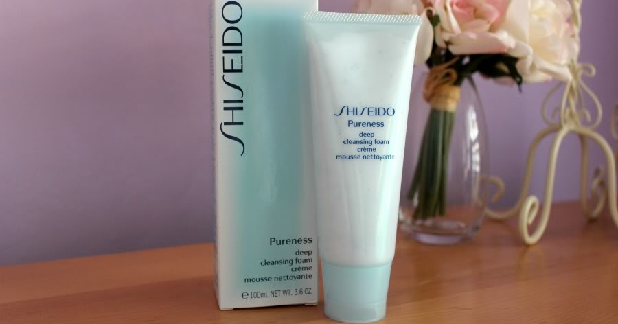 shiseido pureness deep cleansing foam