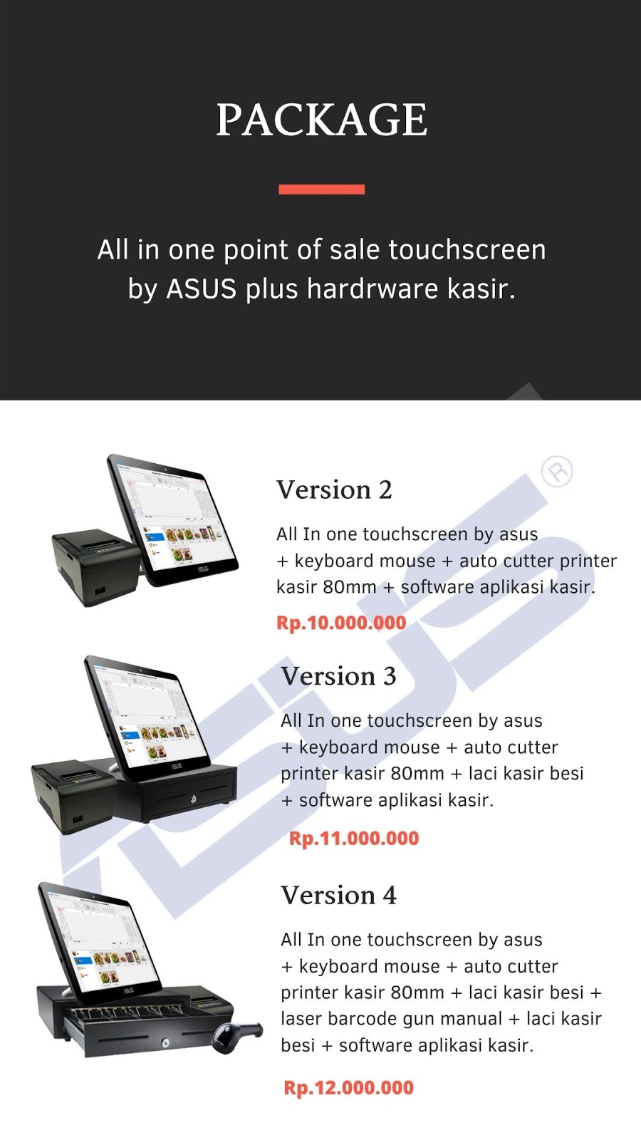 ALL IN ONE TOUCHSCREEN POINT OF SALE ASUS - harga, all in one, all in one point of sale, all in one pos, all in one touchscreen, ASUS, kasir, list, mesin, MESIN KASIR, mesin kasir online, online, point of sale, pos, touchscreen, touchscreen pos