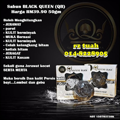 qm queen black soap sabun arang collagen