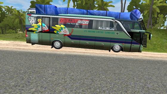 MOD BUSSID JB3 SHD Sein Running Khas Sumatera (Tameng ...