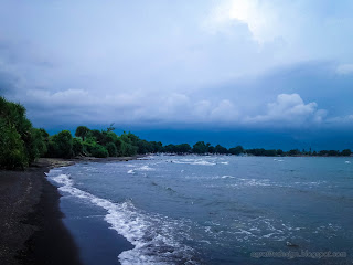 Natural Seascape Of Fishing Beach View At Umeanyar Village, North Bali, Indonesia