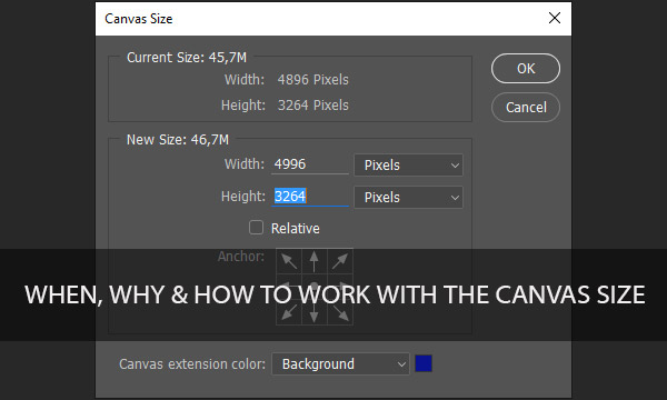 designeasy when why and how to work with the canvas size in photoshop illustrator canvas size