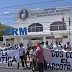 PROTESTAN FRENTE A CASA NACIONAL DEL PARTIDO REVOLUCIONARIO MODERNO POR INCURSIÓN DEL NARCOTRÁFICO EN LA POLÍTICA 