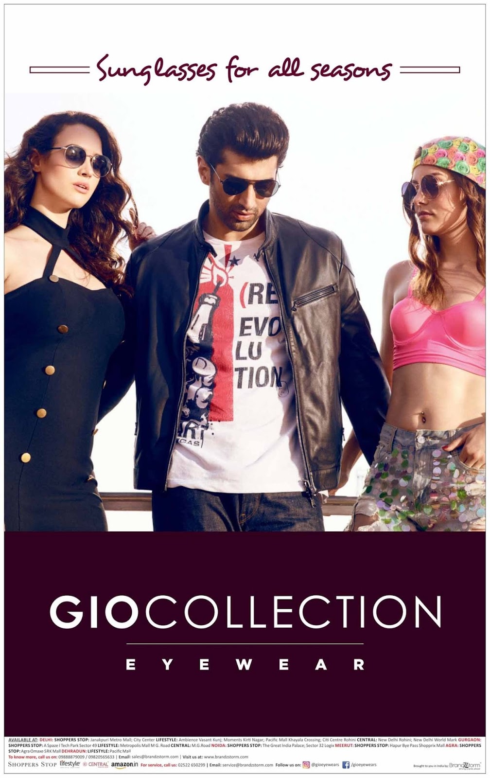 Buy GIO COLLECTION Women Cat Eye Sunglasses GL5010C.09RSGD - Sunglasses for  Women 2032267 | Myntra