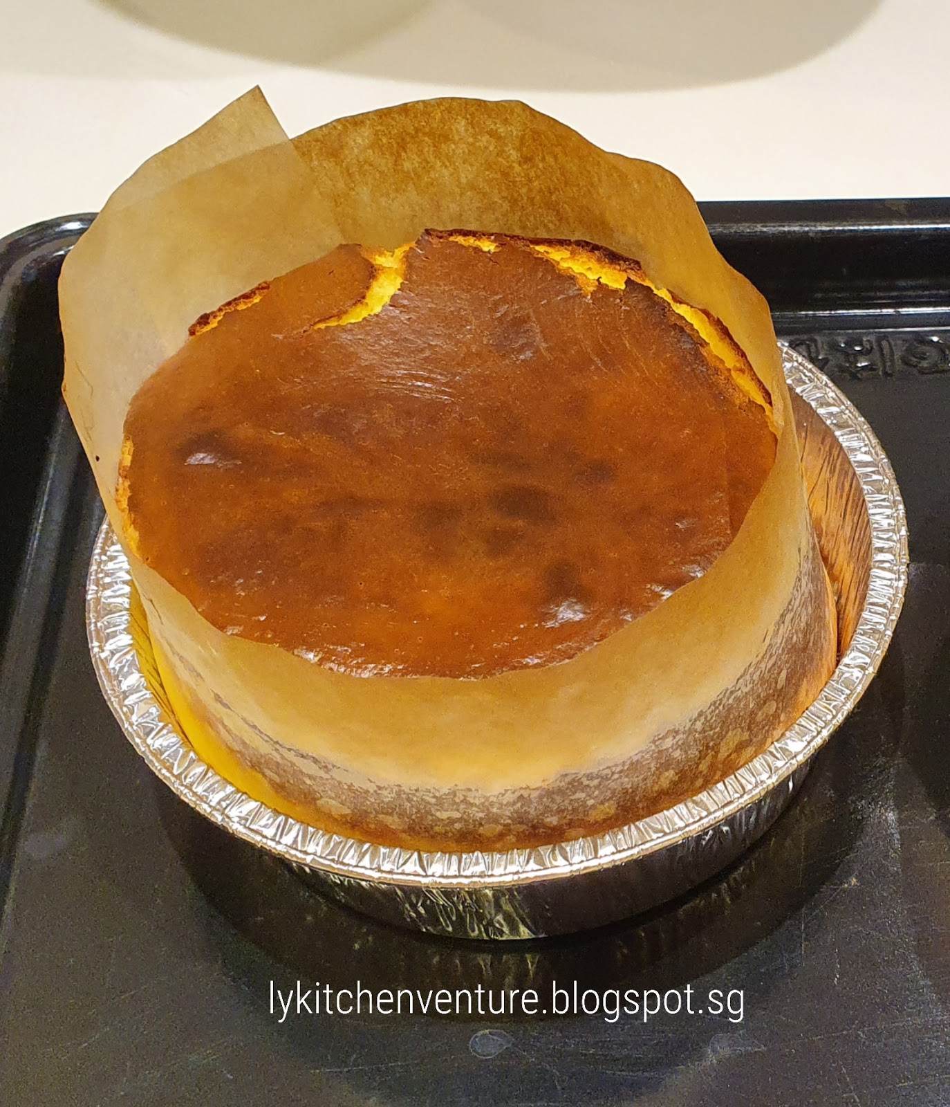 LY's Kitchen Ventures Burnt Cheesecake