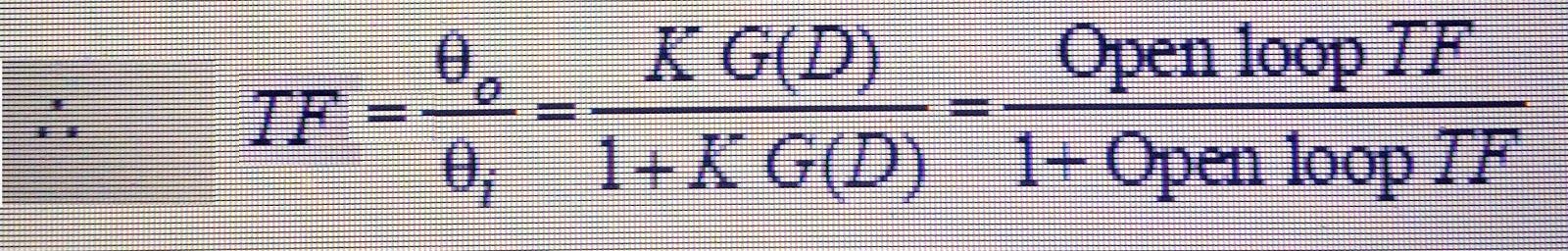 EDUCATION BLOG: Closed - Loop Transfer Function