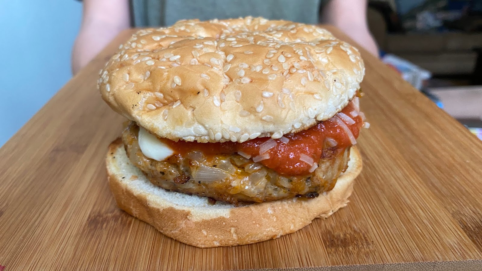 Chicken Parmesan Burgers