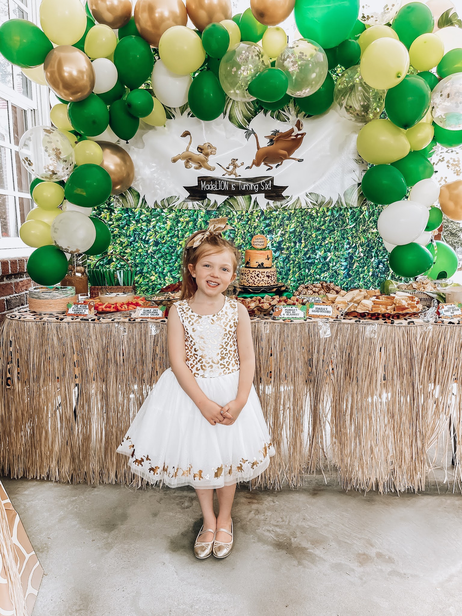 Madeline's Lion King 6th Birthday Party - Something Delightful Blog #partyideas #kidsbirthdayparty #lionkingparty #wildoneparty #safariparty #animalprintparty