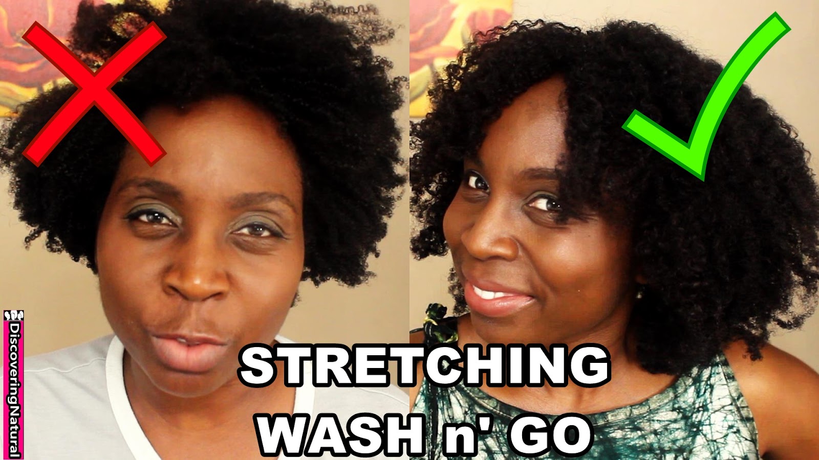 How to Stretch Wash and Go WITHOUT HEAT