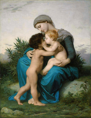 Fraternal Love painting William Adolphe Bouguereau