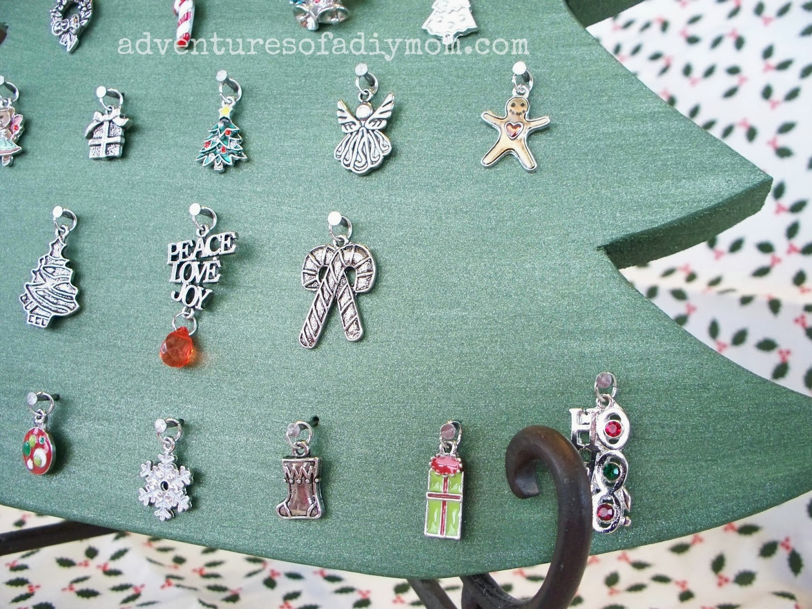 Christmas Charm Advent Tree Adventures of a DIY Mom