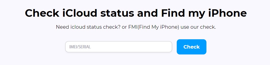 Check iCloud status and Find my iPhone