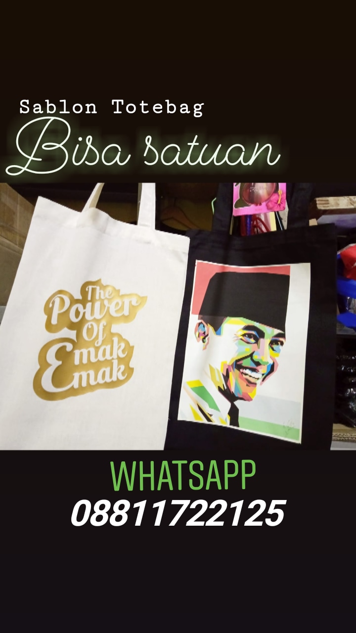 tote bag sablon murah