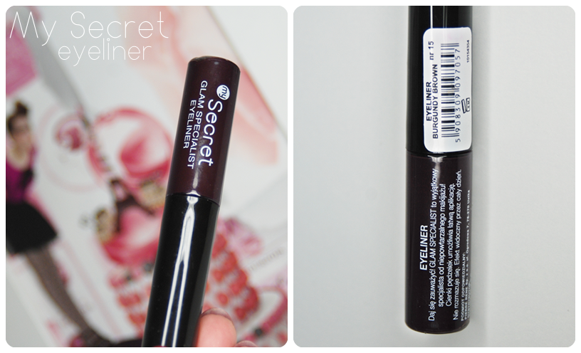 my secret eyeliner 15 burgundy brown