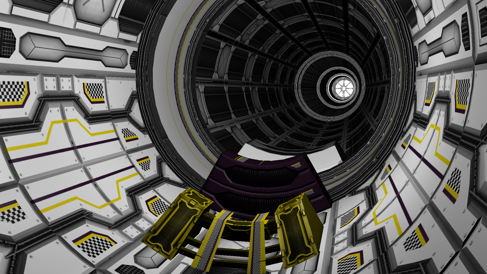 Matthew Adrian Rose Portfolio SciFi Tube Racer Game