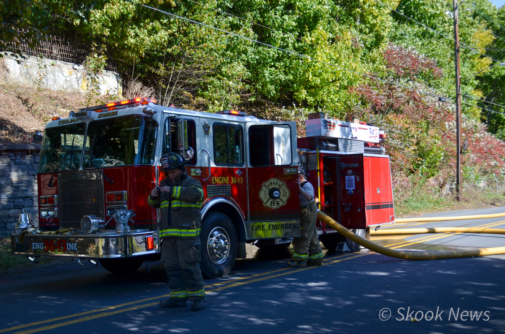Fire Damages Girard Mansion in Girardville on Friday