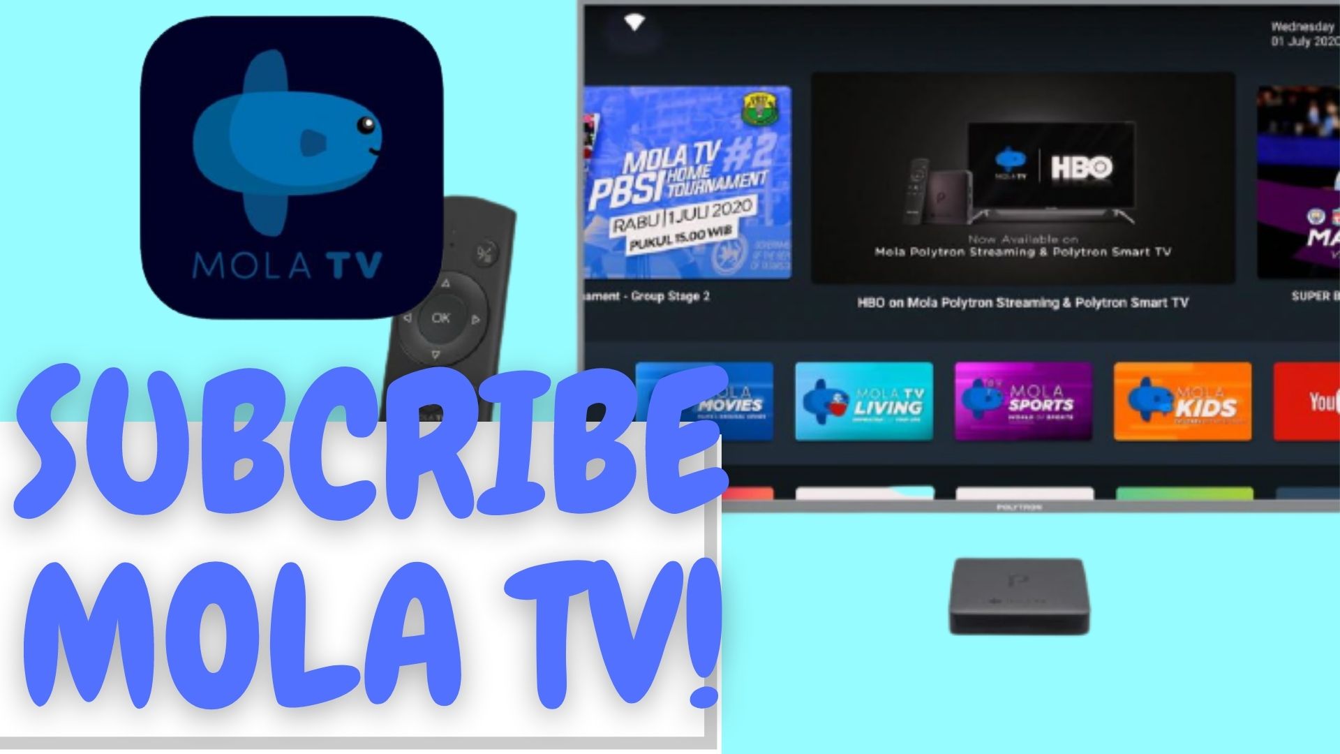 Cara Berlangganan Mola TV lewat OVO,Gopay,dan Shopeepay di HP Android