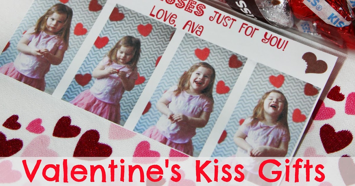 For the Love of Food Valentine's Kiss DIY Gifts and Printable Cards