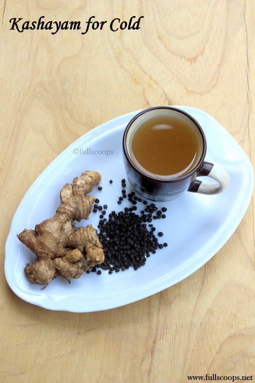 Kashayam for cold and cough Full Scoops A food blog with easy