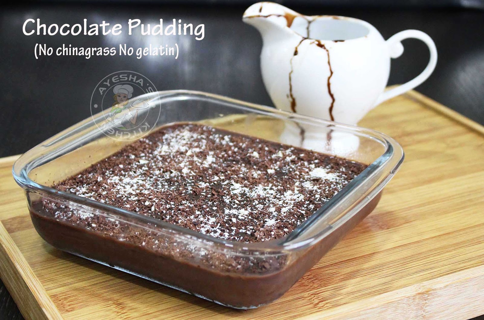 SIMPLE CHOCOLATE PUDDING NO CHINAGRASS NO GELATIN PUDDING