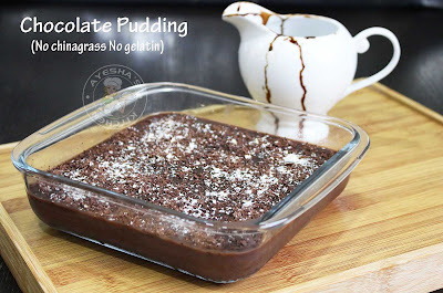 yummy chocolate pudding no chinagrass no gelatin pudding recipe creamy pudding easy and simple