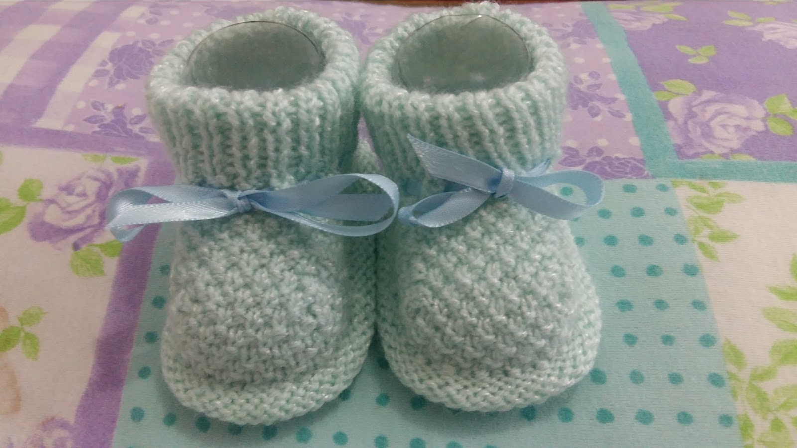 sapatinho de tricô de bebê passo a passo