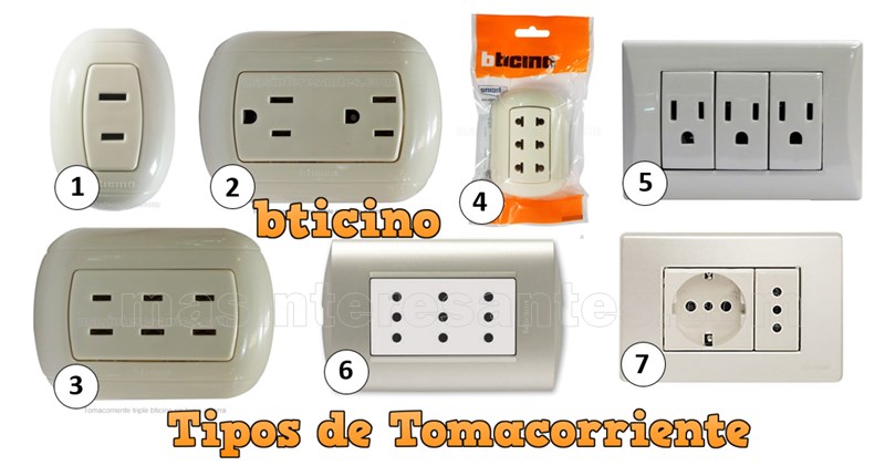 tomacorriente plano