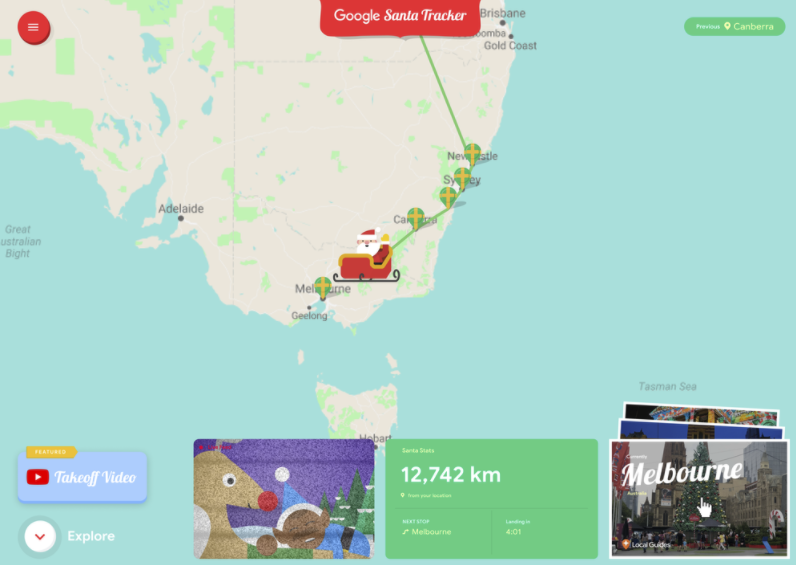 Google Portugal Blog: Descubra quando o Pai Natal estará prestes a chegar à  sua cidade