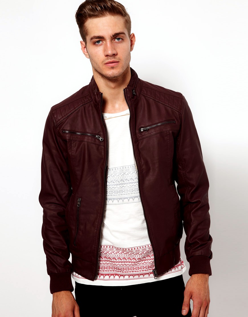 Asos Leather Jackets Collection 201213 For Men Casual Leather