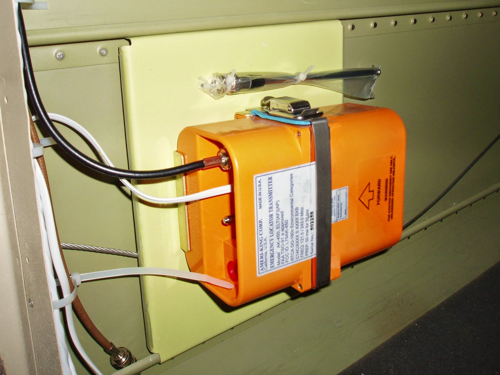 Noteworthy RV7A Building Discussions AMERIKING AK450 ELT