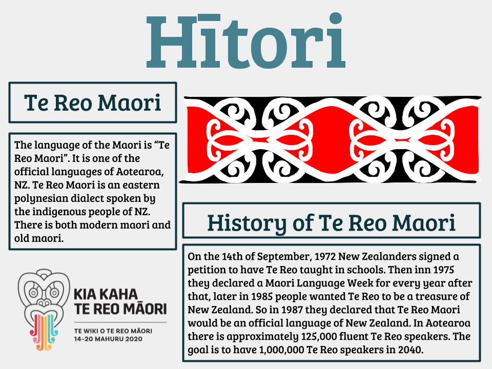 Vayan Panmure Bridge School Maori language week history