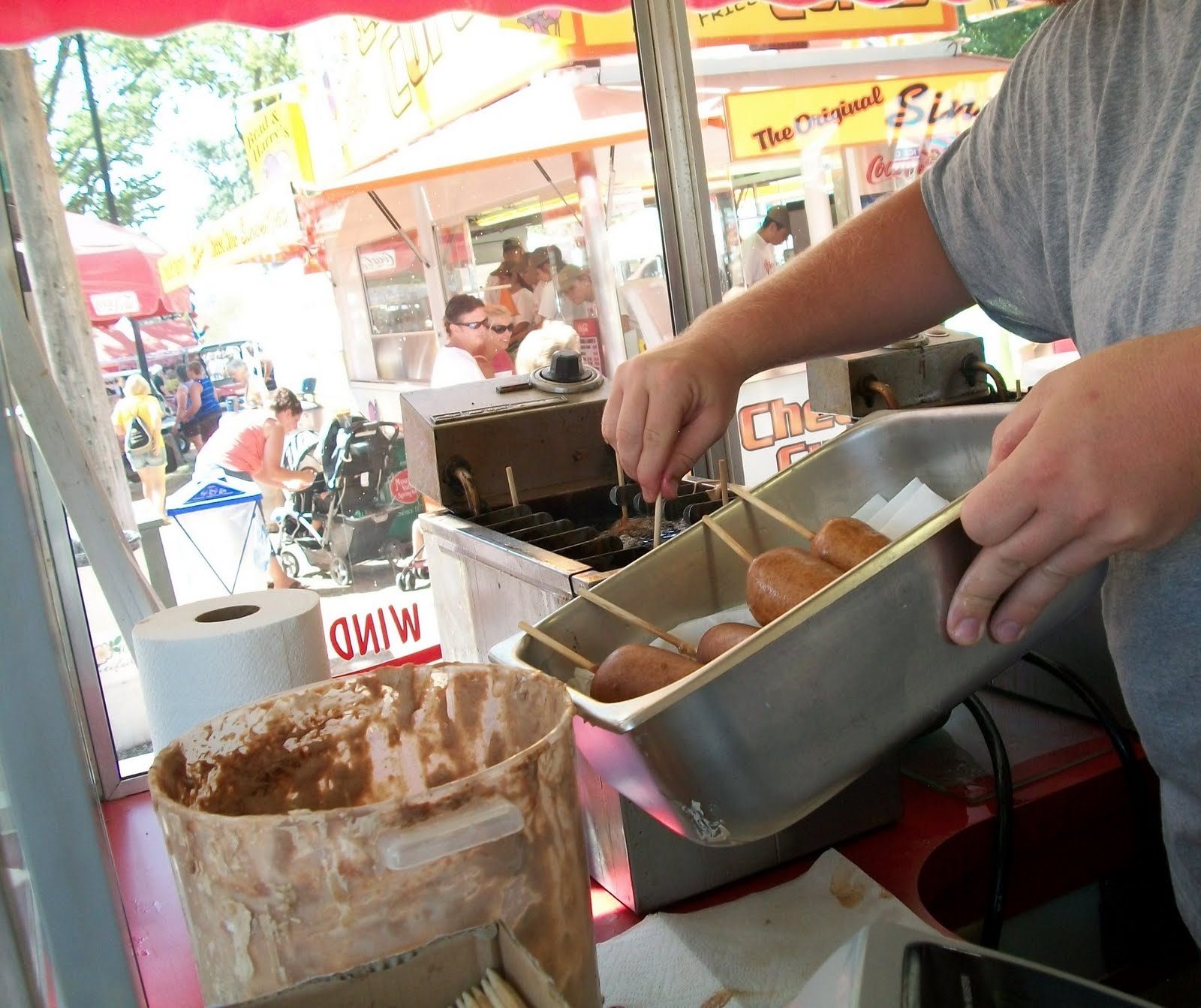 My Kind of Cooking Deep Fried Butter & Healthy Fruit Dip