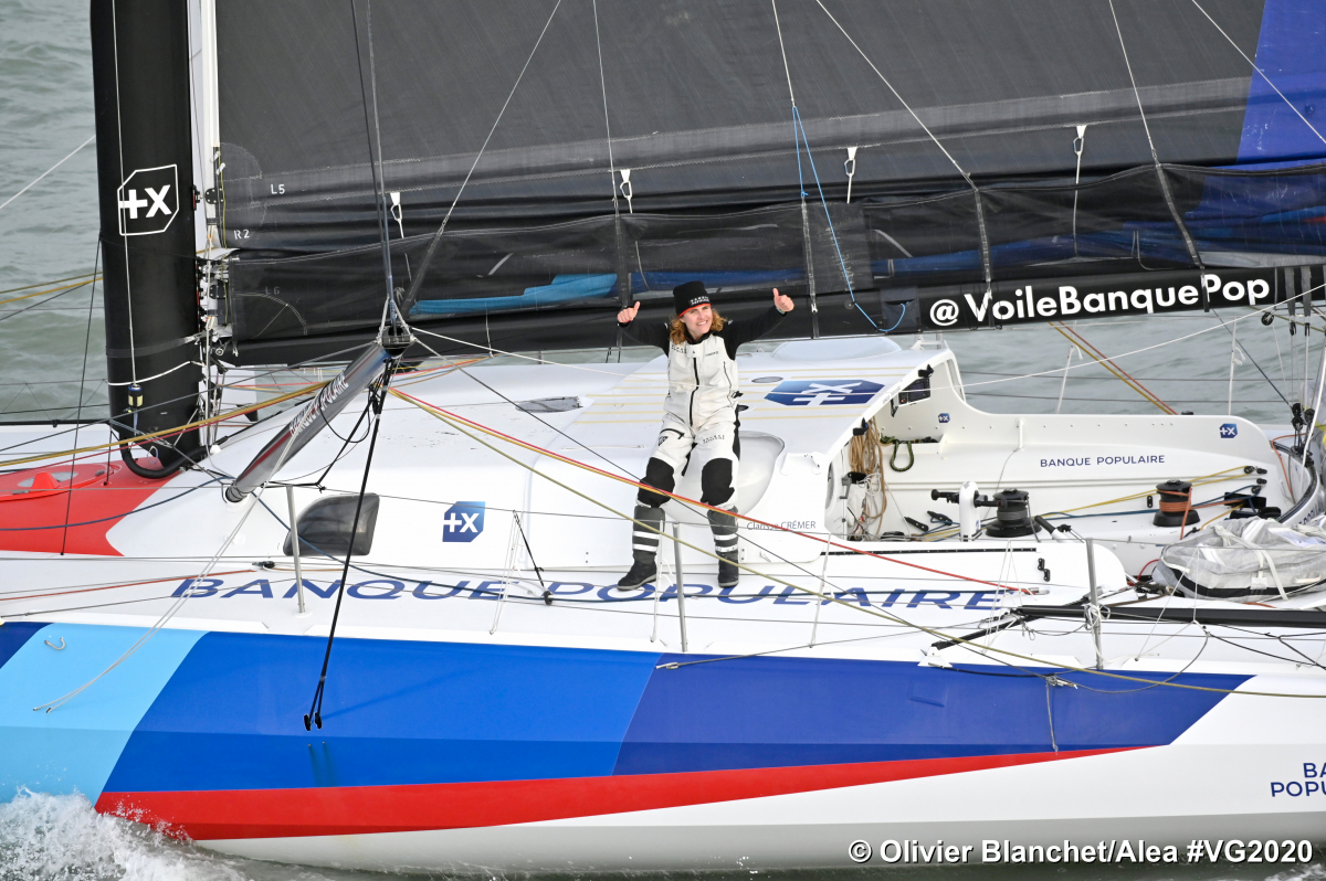 Clarisse Crémer vient de boucler son premier Vendée Globe, la